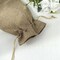 10 pcs 6"x14" Natural Faux Burlap Polyester Favor Bags Wedding Party Decorations